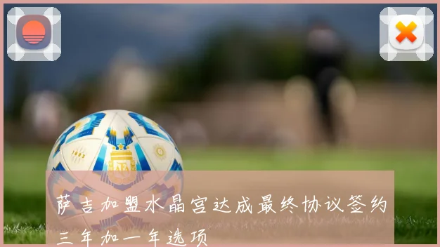萨吉加盟水晶宫达成最终协议签约三年加一年选项